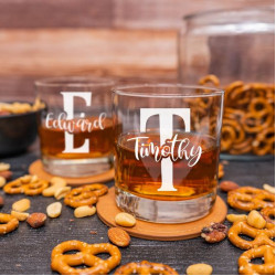 Pasgemaakte Whiskey Glas